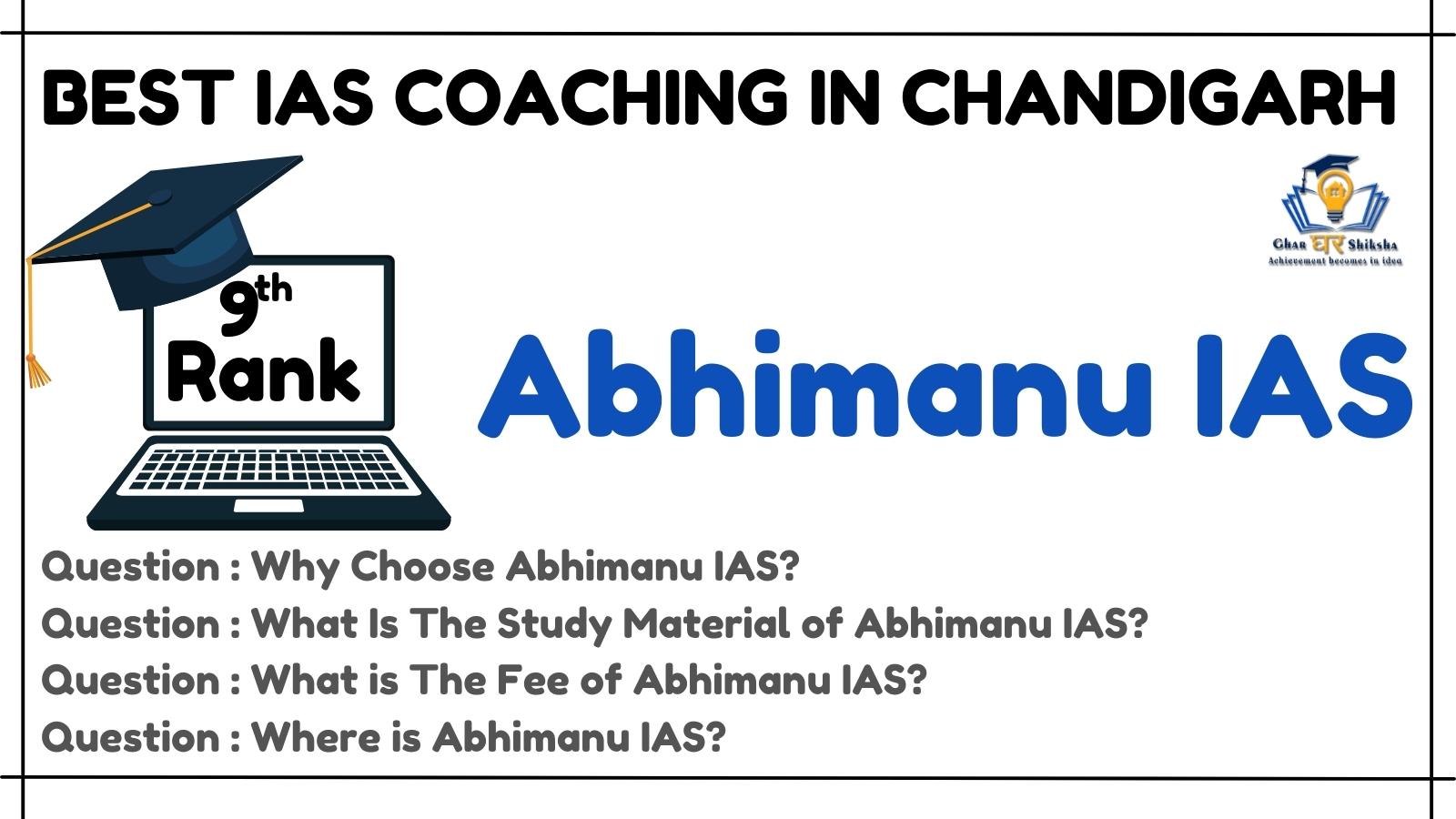 Best IAS Coaching In Chandigarh