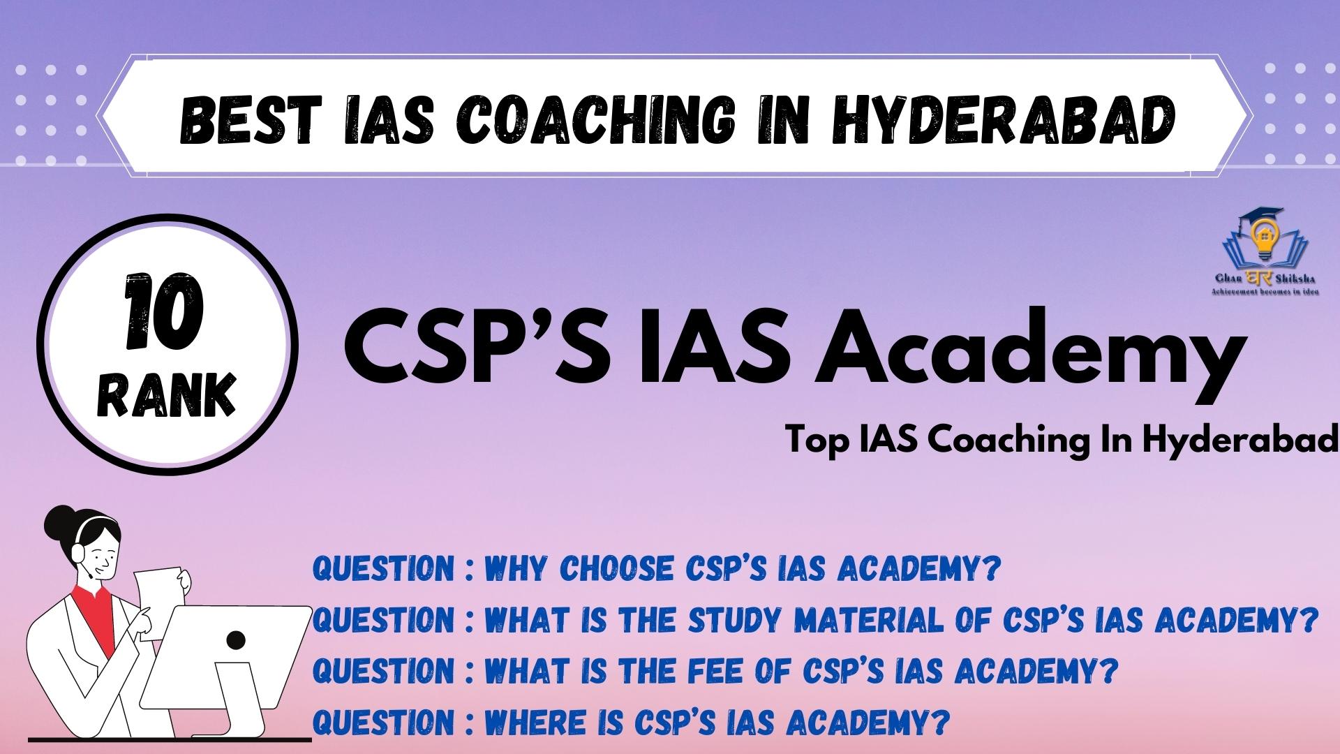 Top IAS Coaching of Hyderabad