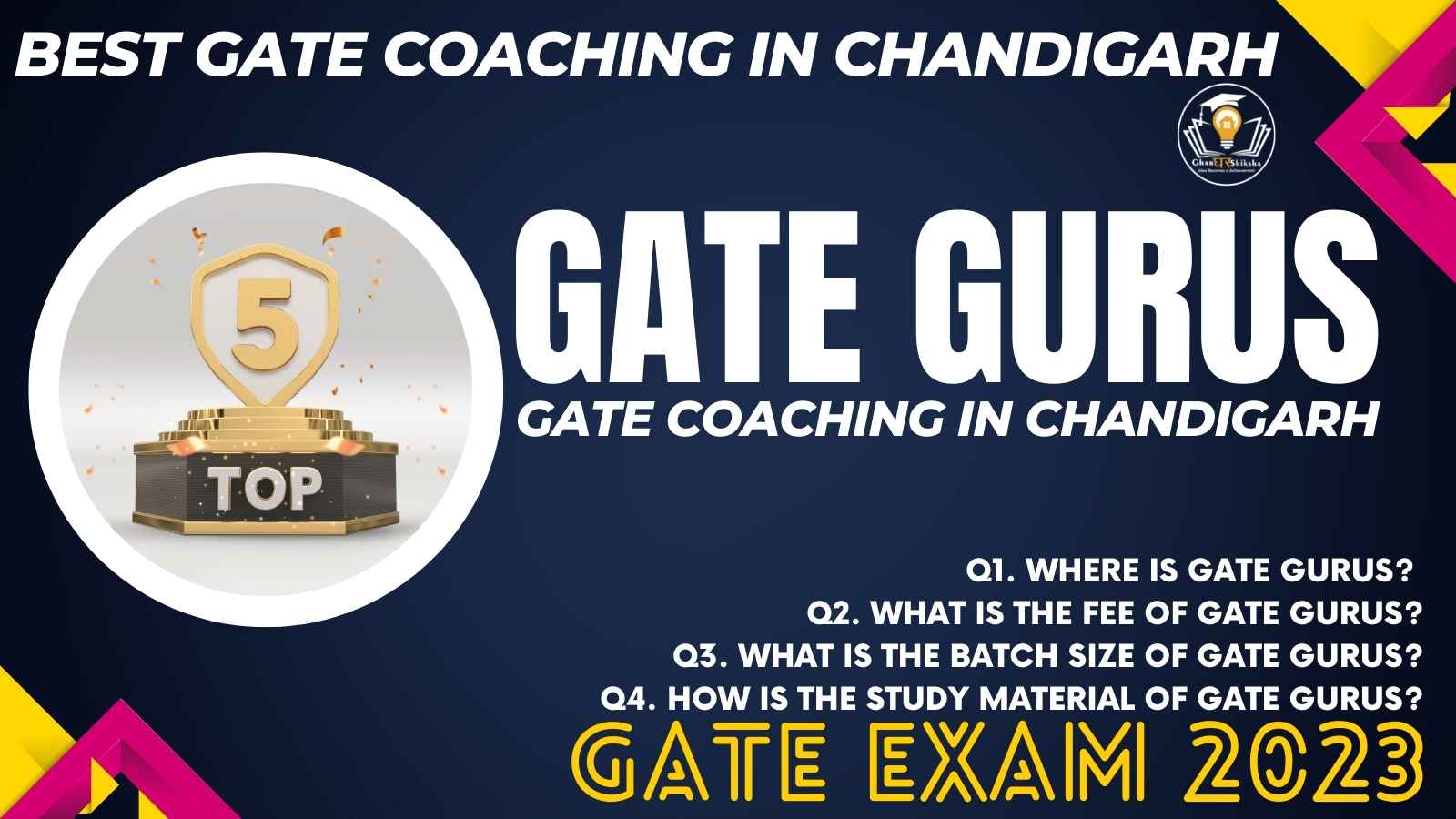 Top GATE Coaching Institute In Chandigarh