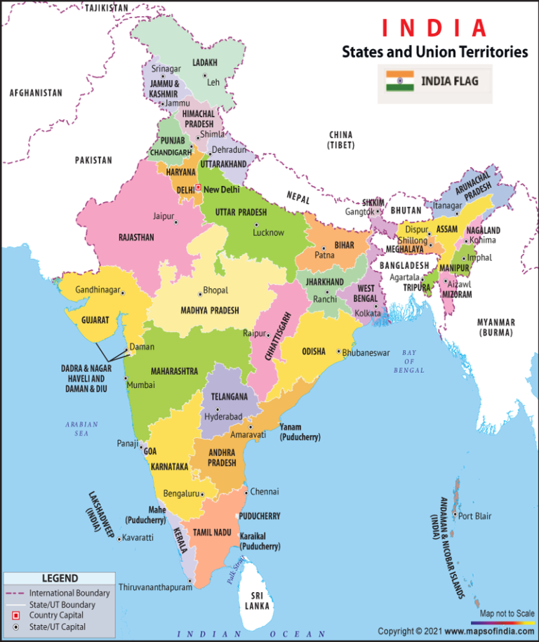 States of India and their Capital